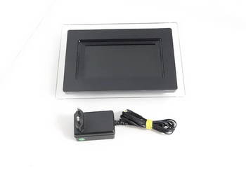 Cyfrowa ramka na zdjęcia 6" / Zegar / Alarm / USB / SD / Zasilacz