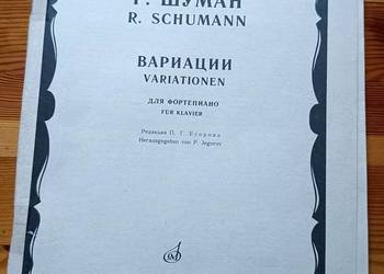 R. Schumann - Wariacje na fortepian / nuty / muzyka / partytura