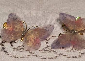 Spinki do włosów MOTYLKI 2szt