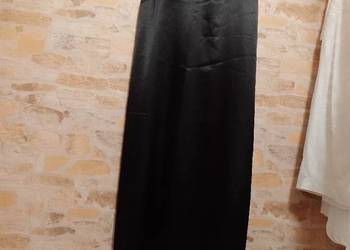 (42/XL) Ekskluzywna, Długa, czarna koszula nocna z Londynu, jak NOWA