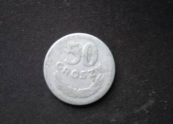 11.  PRL 50  gr.  z 1949 r. bez znaku menniczego