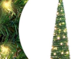 vidaXL Sztuczna choinka typu pop-up, 50 LED, zielona（SKU:357751）