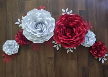 Zestaw róż z papieru 3D Zestaw róż z papieru 3D