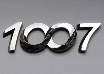 Napis emblemat Peugeot 1007