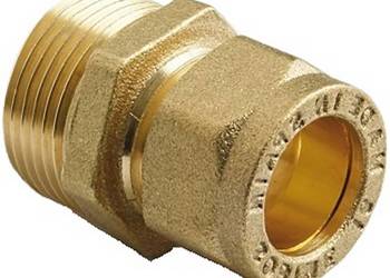 Złączka mosiężna do miedzi 12mmx3/8 cala - 11 szt.