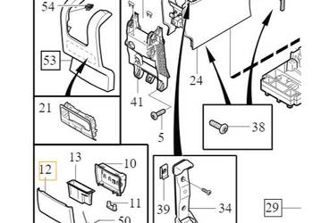 VOLVO XC60 I oslona tylnej popielniczki