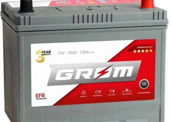 Akumulator 70Ah GROM EFB START&STOP 730A JAPAN DARMOWY DOWÓZ