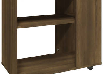 Stolik boczny brązowy dąb 70x35x55 cm WM-815107