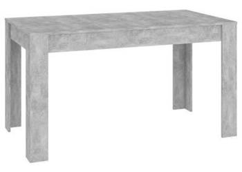 vidaXL Stół jadalniany, szarość betonu, 140x74,5x76 cm（804206）