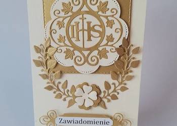 ZAWIADOMIENIA KOMUNIA IHS W SERWETCE C6 ZŁOTO – ECRI