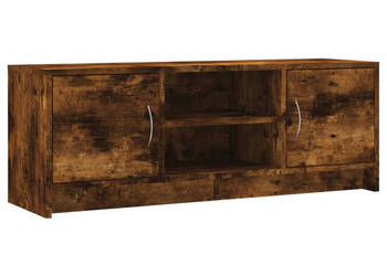 Szafka pod telewizor przydymiony dąb 102x30x375 cm WM-823258
