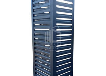 Osłona pompy ciepła 70x50x200 cm antracyt Zabudowa ID857