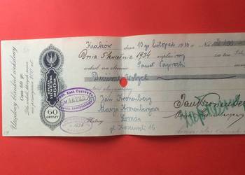 ( 1517 ) Weksel Wystawiony W Krakowie 14