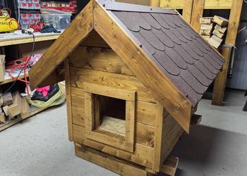 Buda dla psa ocieplona