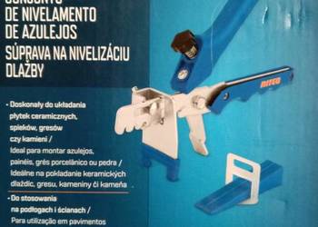 Zestaw do poziomowania płytek, gresów+Szczypce Nowy 150szt