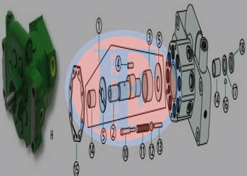 Pompa hydrauliczna JOHN DEERE 6220