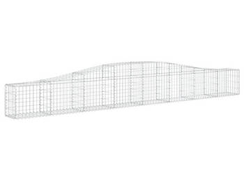 Kosze gabionowe 15 szt 400x30x40/60 cm galwanizowane żelazo WM-3145796