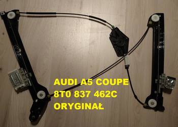 Audi A5 Coupe 2d 8T0837462C Podnośnik Szyby Przód Prawy 09-