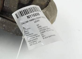 740D XDRIVE  ZACISK HAMULCOWY PRZÓD LEWY 740D XDRIVE  ZACISK HAMULCOWY PRZÓD LEWY