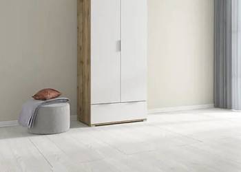 Szafa 90cm biała/dąb wotan