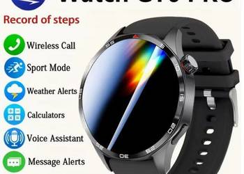 Smartwatch GT6 Pro Erun p15 Sport watch zegarek czarny 2 paski