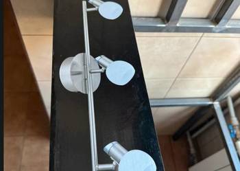 Nowa lampa sufitowa LED Eglo 2 Listwa 3x3.3W Srebrna