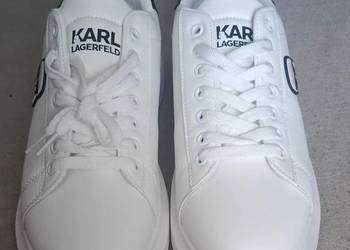 Meskie buty markowe Karl LAGERFELD trampki skorzane sneakersy rozmiar 45