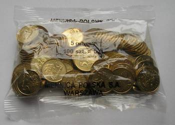 Polska 5 groszy 2011 - woreczek bankowy menniczy NBP