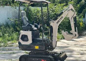 Minikoparka MEYER EX12K (ROZSUWANE GĄSIENICE, SKRĘTNE RAMIE, JOYSTICK)