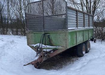 Rozrzutnik obornika przyczepa objętościowa