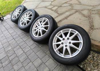 Alufelgi 16 5x114.3 opony letnie 205/55R16 Nissan Pulsar Renault Megane itp