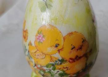 jajko ozdoba pisanka jajo 12 cm hand made
