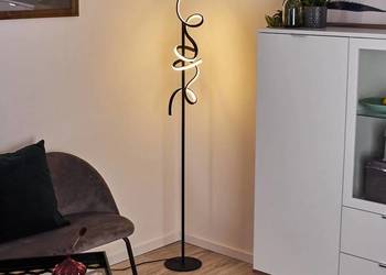 Lampa stojąca LED czarna 22W CURLS Ściemniacz 19031-18