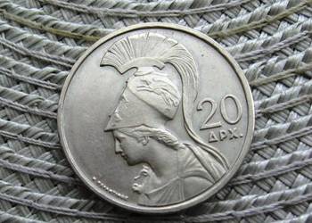 Grecja 20 Drahma 1973r -- Junta