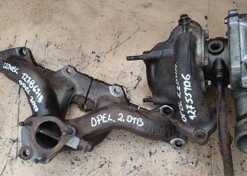 SAAB 2,0TB OPEL Z20NEL turbosprężarka 12755106 kolektor wydechowy 12786716