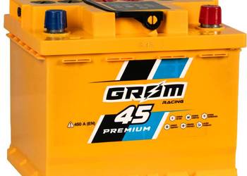 Akumulator 45Ah 450A EN Grom Racing P+