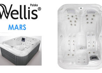 Wanna z hydromasażem spa jacuzzi Wellis Mars 3 osoby