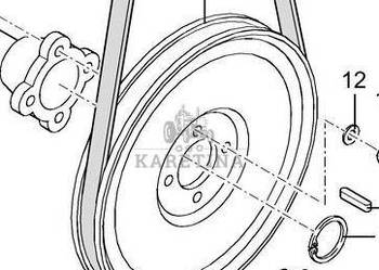 New Holland TX66 TX67 TX68 Koło Pasowe CZĘŚCI 320866
