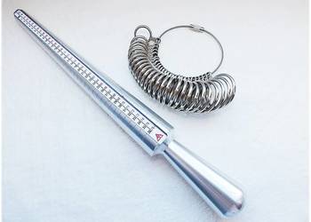 Profesjonalna miarka jubilerska SENJIUH do pierścionków Metalowy Zestaw