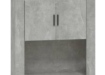 Szafka wisząca betonowa szarość 80x33x80 cm WM-816588
