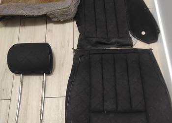 Czarna jodła tapicerka mercedes w124