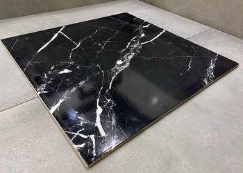 CZARNY MARMUR gres 60x60 błyszczący NAJTANIEJ!!!