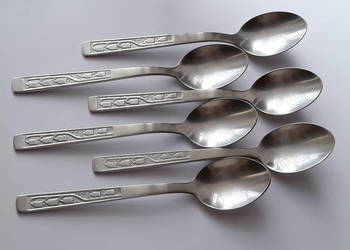 Łyżeczki do herbaty (nr.2), KONWALIE, Gerlach, sztućce PRL