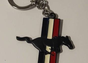 NOWY czarny brelok konik do kluczy Mustang do Ford