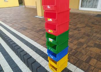 Pojemnik warsztatowy sklepowy kuweta średnia 22x13.5x10