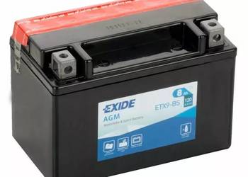 Akumulator motocyklowy EXIDE ETX9-BS YTX9-BS 12V 8Ah 120A