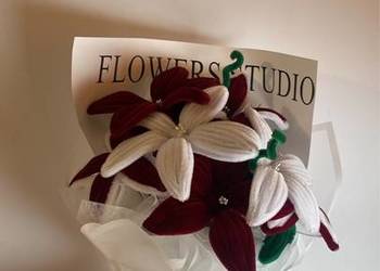 Bukiet lilji rękodzieło