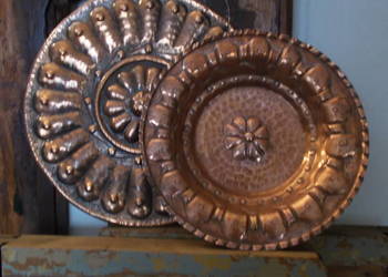 Stara Misa Do Zawieszenia - Dekoracja - Miedź - Vintage