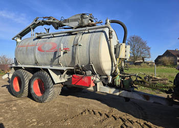 Wóz asenizacyjny JAKO 14000 (14 m3) tandem skrętny, ramię, turbo napełniacz