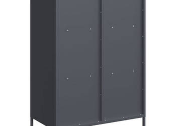 Szafka antracytowa 68x39x1035 cm stal WM-851408